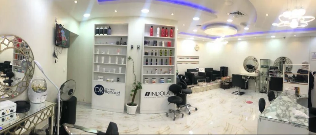 Real interior photograph of Zain Al Ghalla Beauty Center